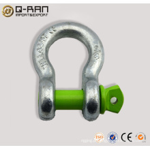 G209 Forjada aço parafuso pino Bow Shackle